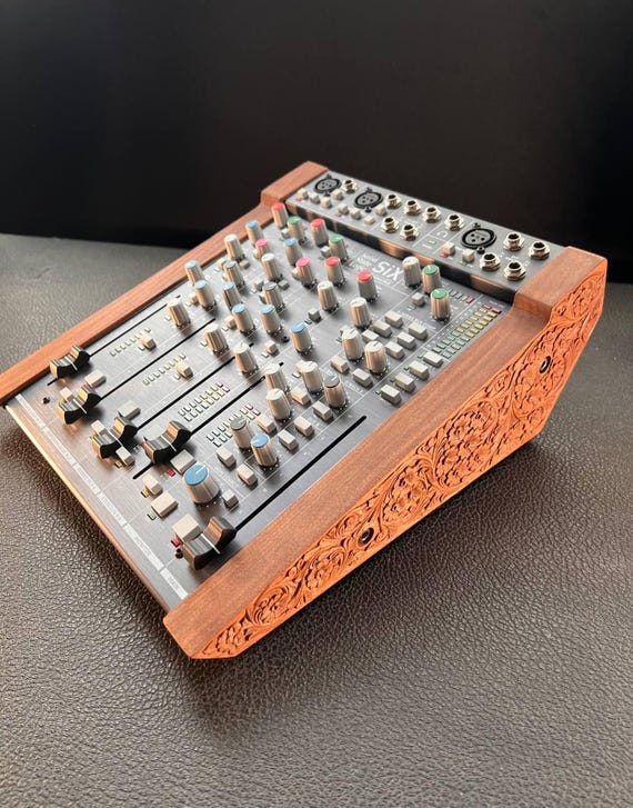 Solid State Logic Six Walnut Wooden Side Panel, SSL 6 Side