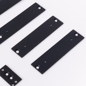 Kit di staffe per case Eurorack in nero anodizzato, custodia Eurorack DIY, staffa Eurorack, custodia Eurorack