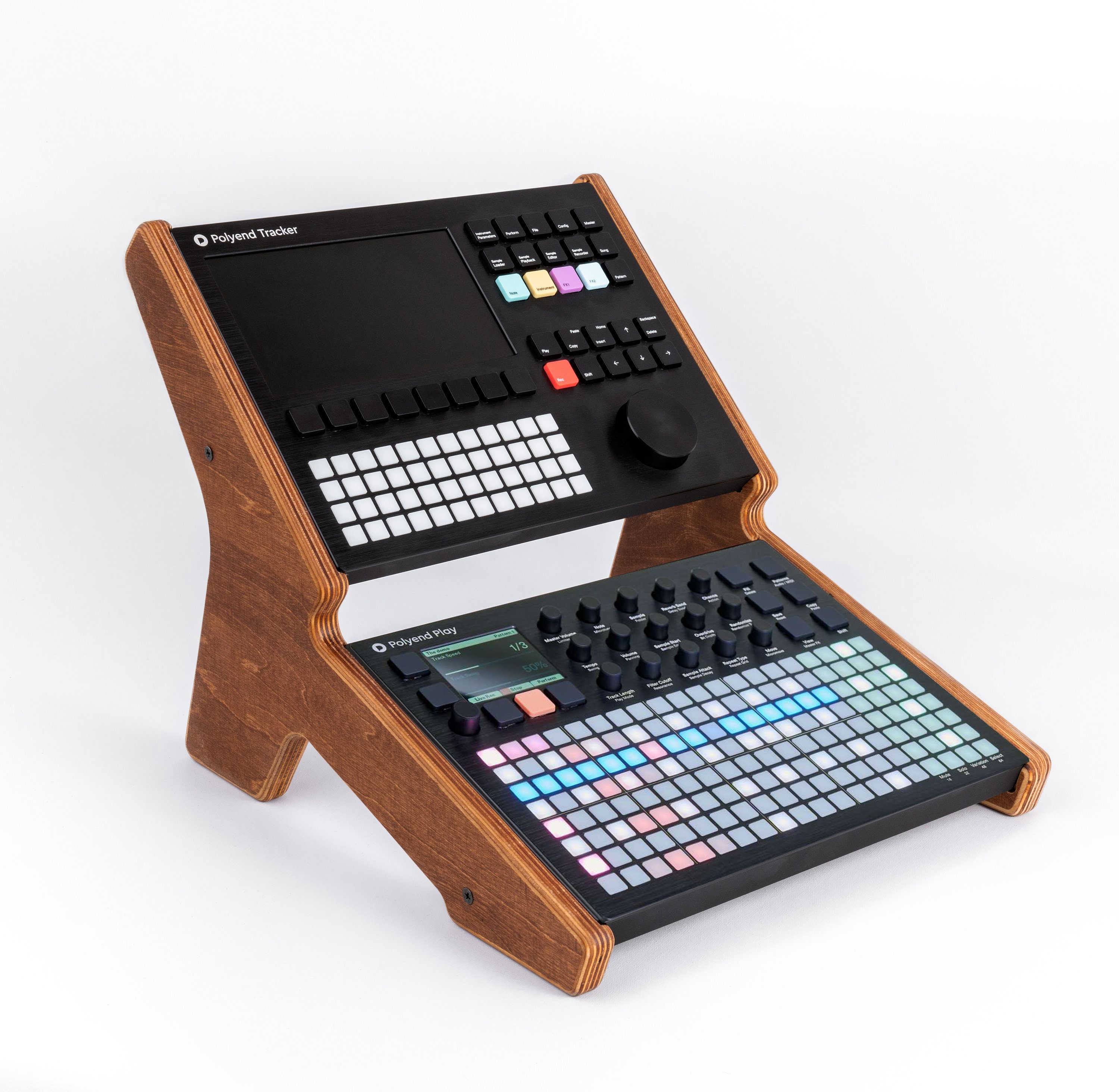 Polyend TrackerとPlay Synthesizer用2段木製スタンド - Etsy 日本