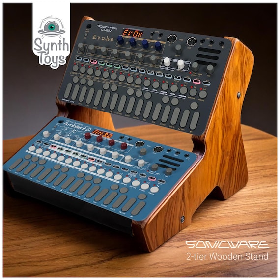 Sonicware LIVEN Series 2-tier Stand: Ambient Ø, Evoke, Texture Lab