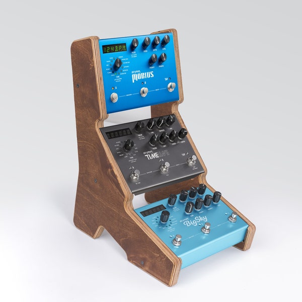 Strymon 3-Tier Stand For Bigsky, Timeline And Mobius / Strymon Stand / Synthesizer Stand / Desktop Pedalboard