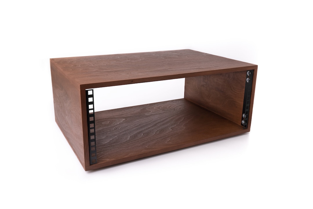4U Solid Wood Studio Rack: Audio Rackmount - Etsy