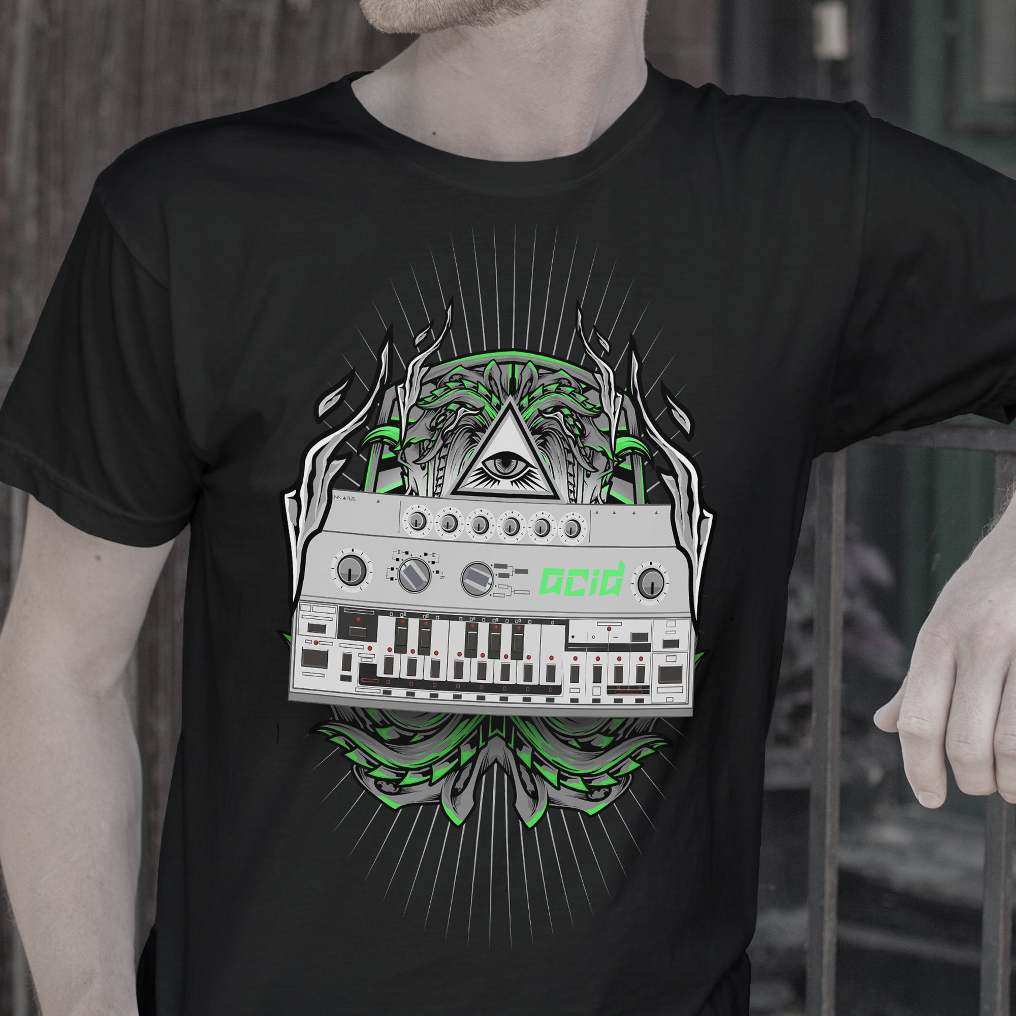 Synth Toys TB303 Tシャツ、ローランド、OPZ、シンセサイザーT