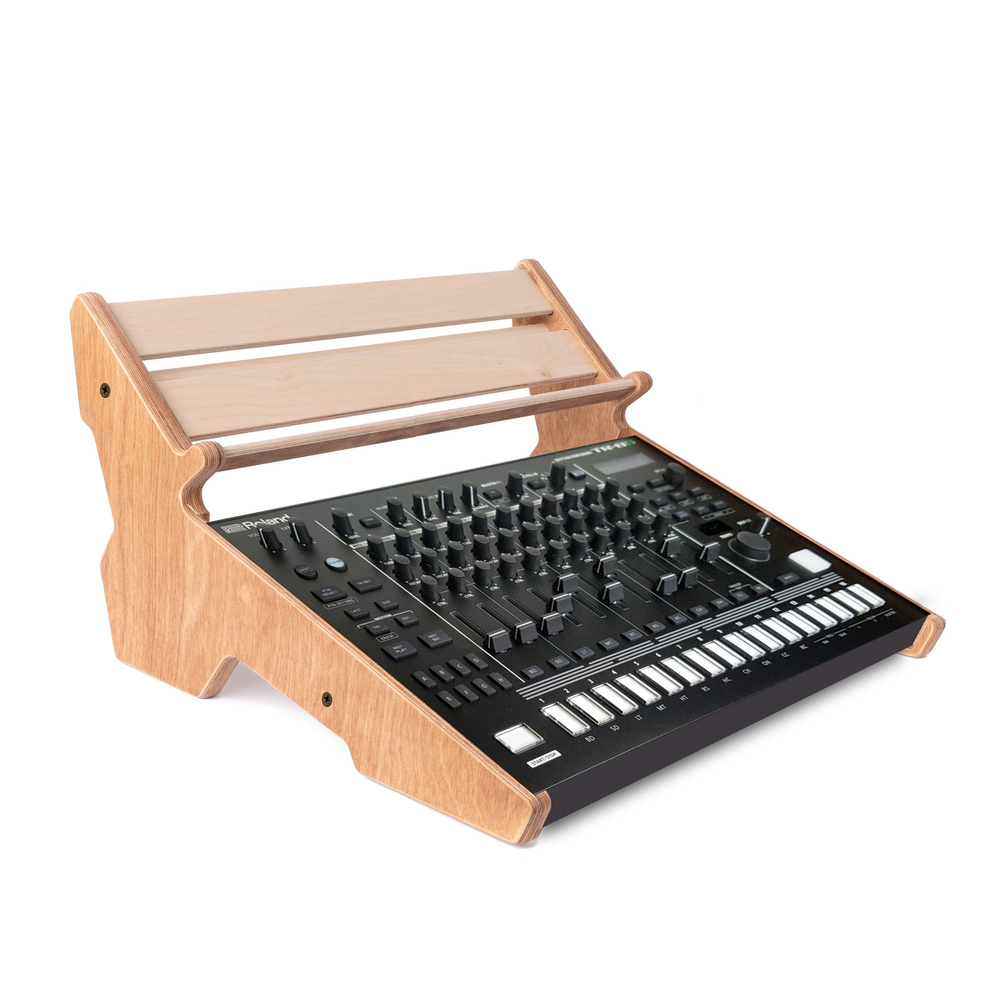 Roland TR8S 2-tier Wood Stand Plus Second Floor for Synth & FX - Etsy