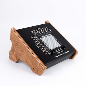 Erica Synths Matrix Mixer Wooden Stand In 2 different Angles / matrix mixer stand / synthesizer stand