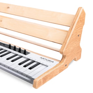 wooden 2-Tier stand for Arturia Keystep 37 , synthesizers and effects, Keystep 37 Stand