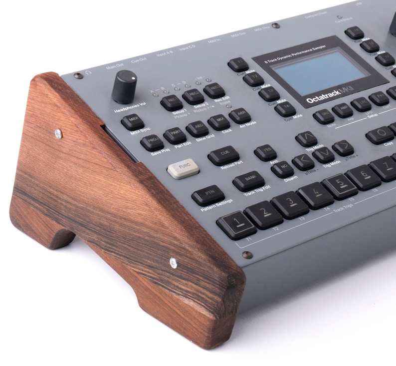 Walnut Wooden Stand for Elektron A4 and Ar MKI Series and OT MKII ...