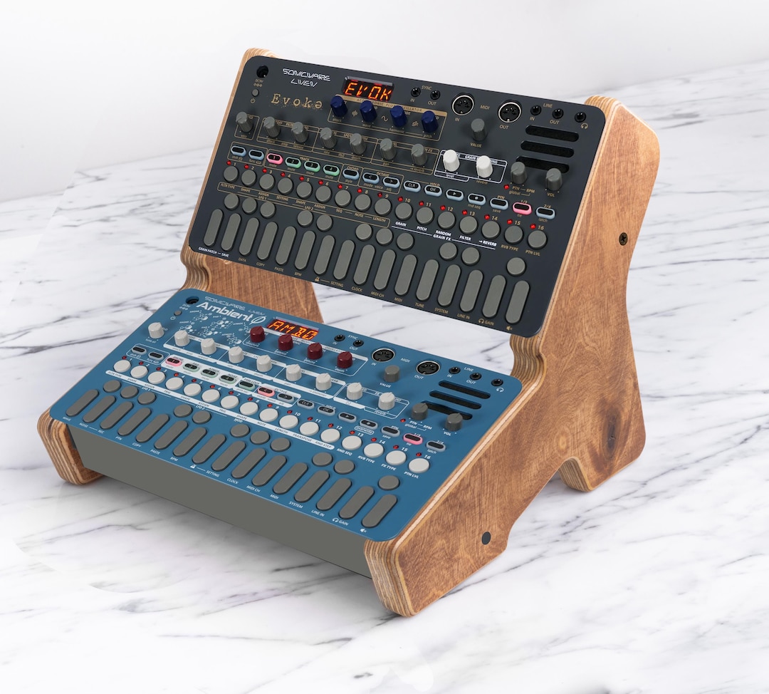 Sonicware LIVEN Series 2-tier Stand: Ambient Ø, Evoke, Texture Lab