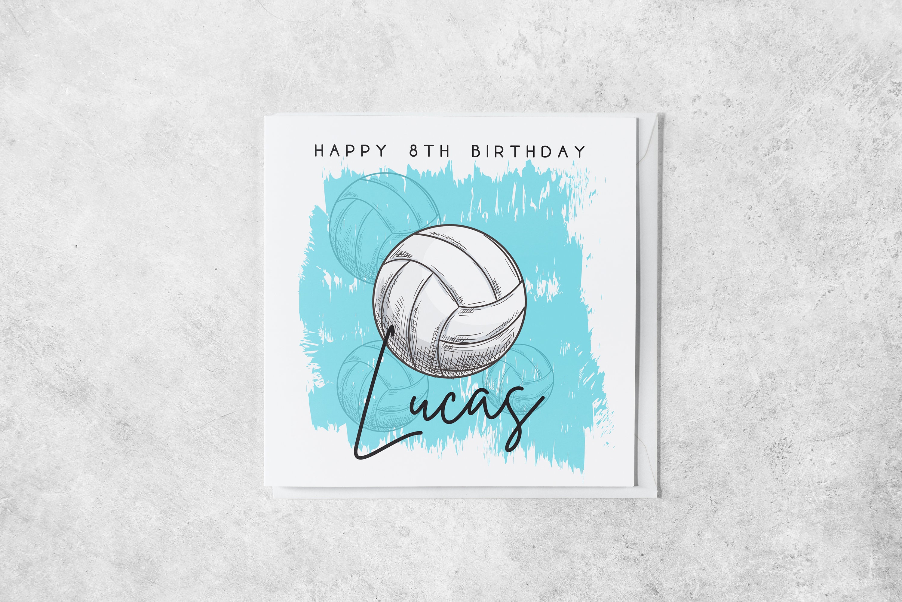 Biglietto di auguri di compleanno personalizzato per nipote a tema football: aggiungi nome ed età - Italia