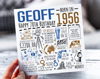 70th Birthday Card For Brother In Law, Birthday Card For Him - Foto 8