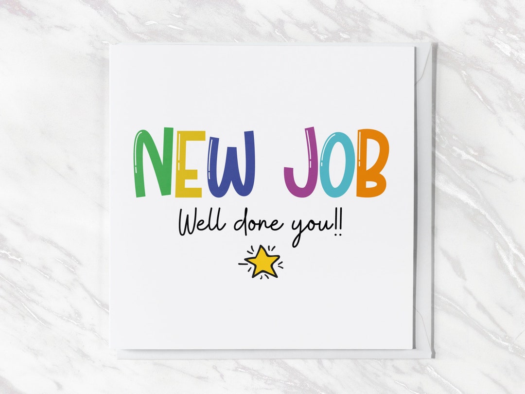 Central 23 Congratulazioni Per Il Tuo Nuovo Lavoro - Buona Fortuna Per, image size:1080x810