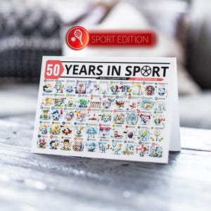 50e anniversaire à personnaliser | Né en 1976 | Événement mondial Road To 50 | Jalon d'anniversaire Homme, femme, maman, papa, frère, soeur, fils Sport Edition