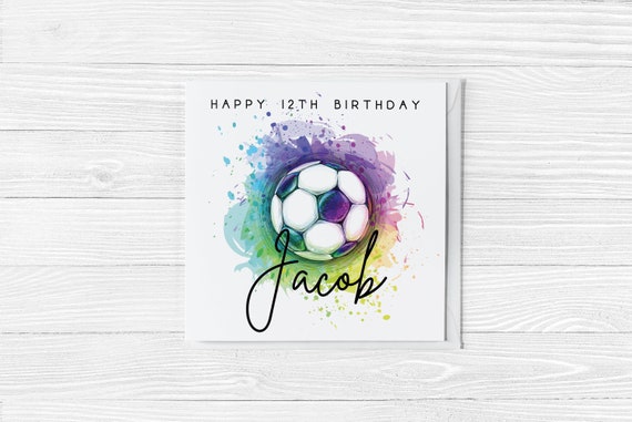 Kit 2 cartes Joyeux anniversaire foot