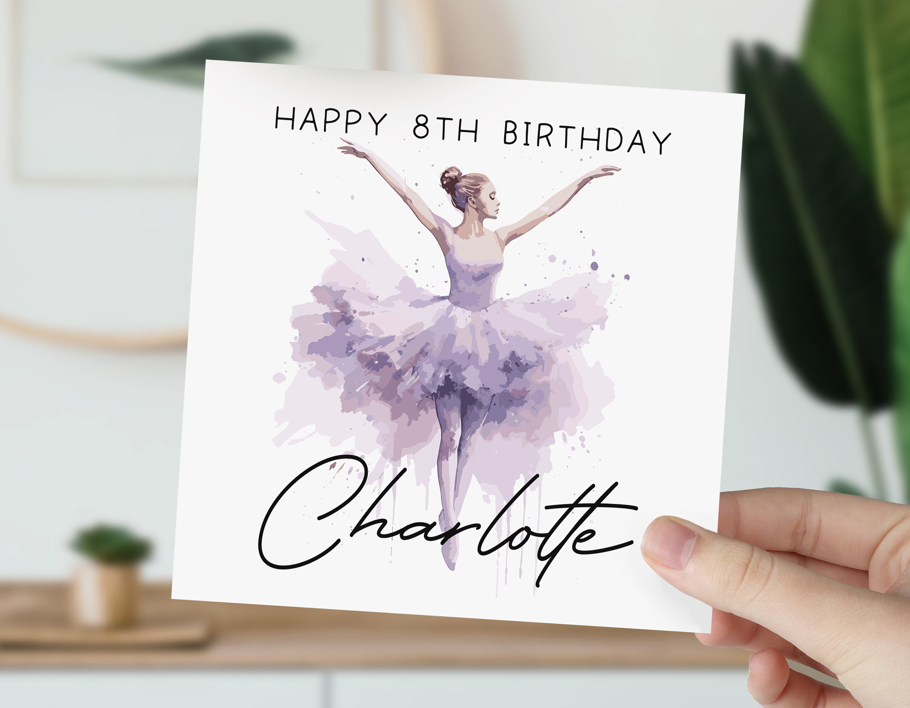 Carte Vive Sainte Catherine - Danseuse Étoile - 12x17 Cm