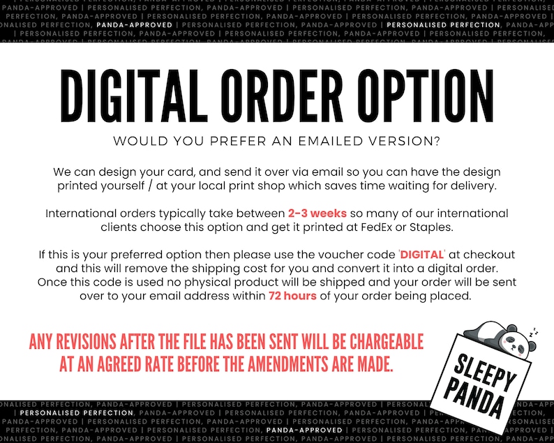 a black and white ad for sleep panda