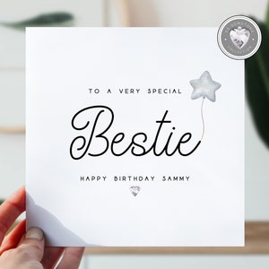 Bestie Birthday Card | Birthday Card For Him | Greetings Card For  Best Friend | Bestie Birthday Gift | Cute Card For Bff | Best Mate Card