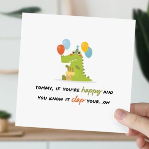 Carte d'anniversaire drôle de dinosaure pour un ami | Carte de blague pour lui, homme | carte postale pour elle | Carte d'anniversaire pour fils, neveu, meilleur ami, meilleur ami, frère
