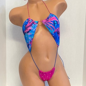 Exotic Dancewear-Bronze Metallic  Flip top Micro