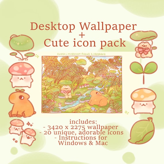Cute Mushroom Wallpaper Laptop