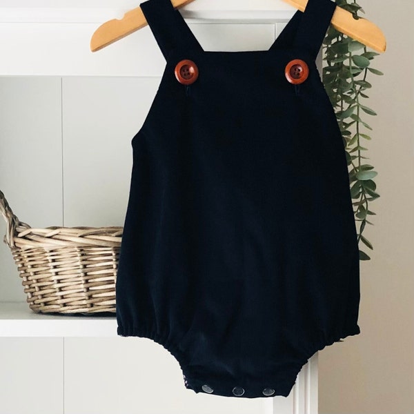 Baby Girl Corduroy Sweet Quilted Romper