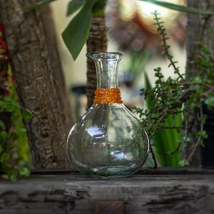 Carafe Anillos 22 cm, glass including recycled glass, hand-blown dekovase