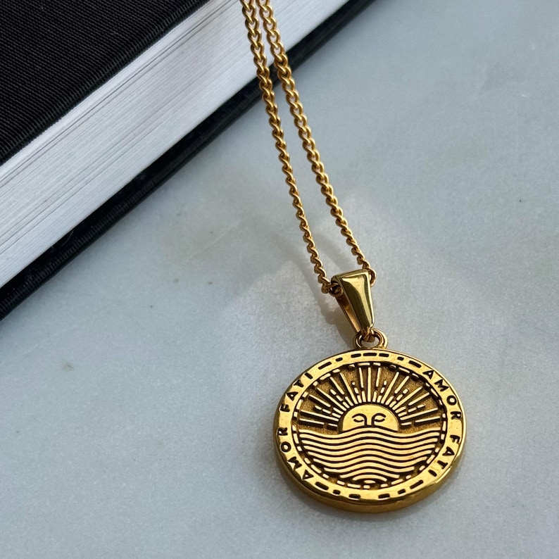 Amor fati necklace and journal