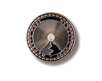 Memento Mori Coin, Stoic Quote, Self Improvement Journey