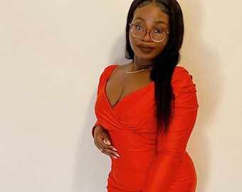 Plus Size Sexy Dress - Etsy