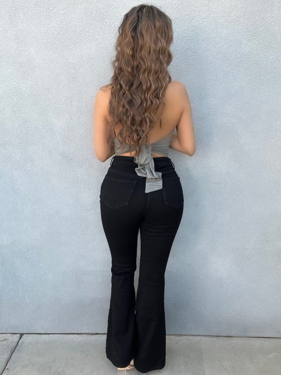 Thick black cheap high waisted