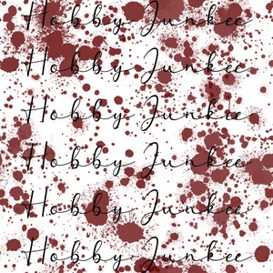 True Crime Blood Splatter Digital Seamless - Limited Release!!