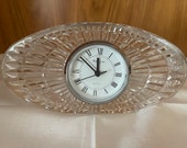 Vintage Waterford crystal quartz mantel clock