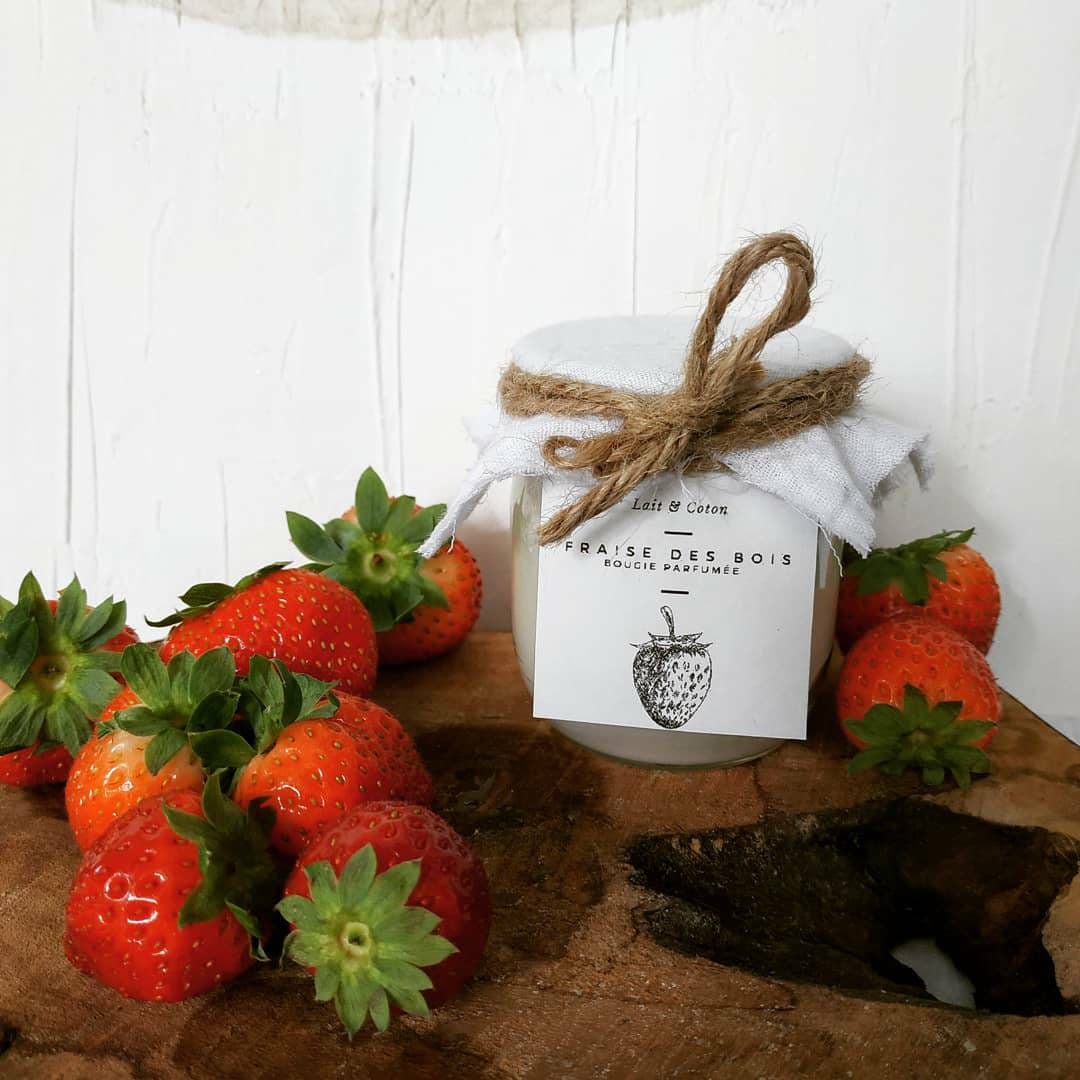 Bougie Senteur Fraise Des Bois