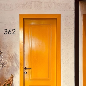 Grands numéros pour adresse de maison pour un look moderne / Modern numbers for street address