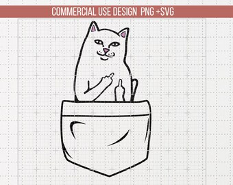 Free Free 120 Cat Giving Middle Finger Svg SVG PNG EPS DXF File