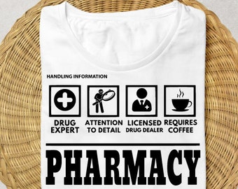 Definición de farmacia SVG: Cita de farmacéutico, cursos universitarios (descarga digital)
