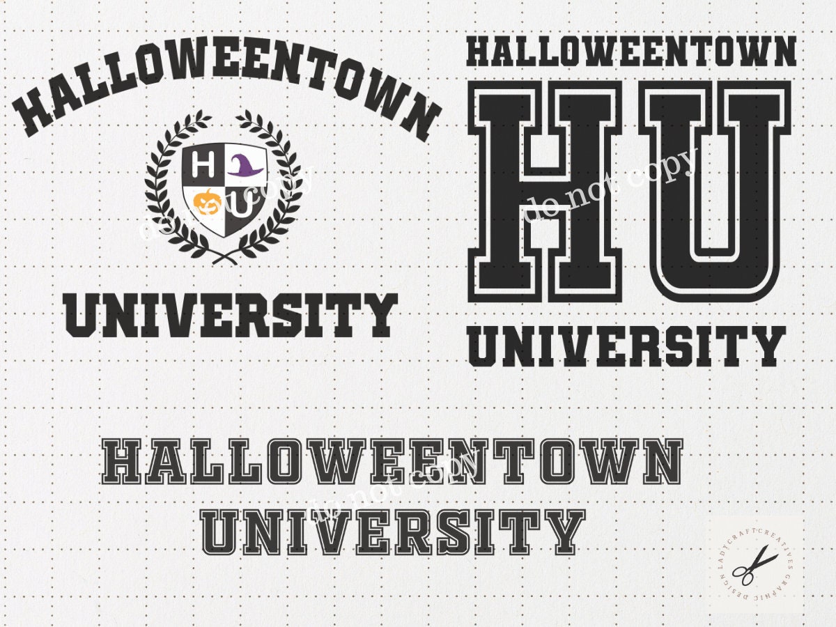 Halloweentown University SVG Halloween High Svg - Etsy