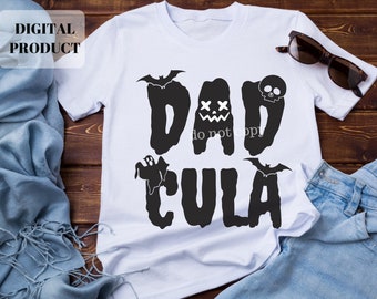 Dadcula  svg, Dadcula Halloween Shirt svg | Cricut Layered SVG and PNG| Commercial Use