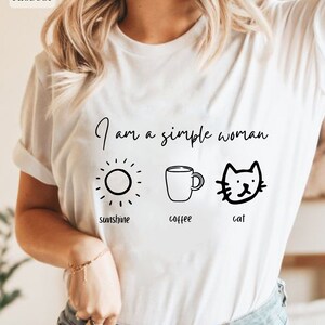 Ich bin eine einfache Frau SVG, Mama Leben SVG, Katze Mama SVG, Kaffee Liebhaber SVG, Single Leben SVG, Introvert SVG, Cricut SVG, PNG EPS Sofort Download