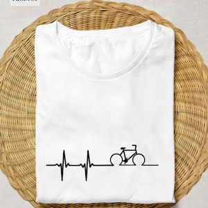 Herzschlag Fahrrad svg, Liebe zu fahren svg, Mountainbike svg Datei, Radsport svg, Fahrradtour | Kommerzielle Nutzung