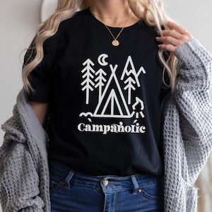 Campaholic svg, Camp svg, Camping svg for cricut, Adventure svg eps png
