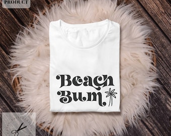 Beach bum svg, Beach bum png, Minimalist Shirt Design, Summer Vacay svg, Cricut Instant Download