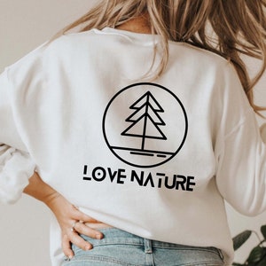 Amor Naturaleza svg, Amor al aire libre svg, al aire libre svg, Cita de aventura SVG, EPS PNG Descarga instantánea