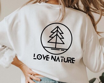 Liebe Natur svg, Liebe im freien svg, Natur svg, Abenteuer Zitat SVG, EPS PNG Sofort-Download