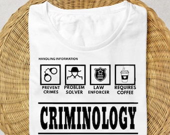 Criminology Definition SVG: College Quote, Profession Facts (Digital Download)