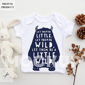 Let Them Be Little SVG-bestand knippen, babyshirt Svg| Cricut gelaagde SVG en PNG| Commercieel gebruik