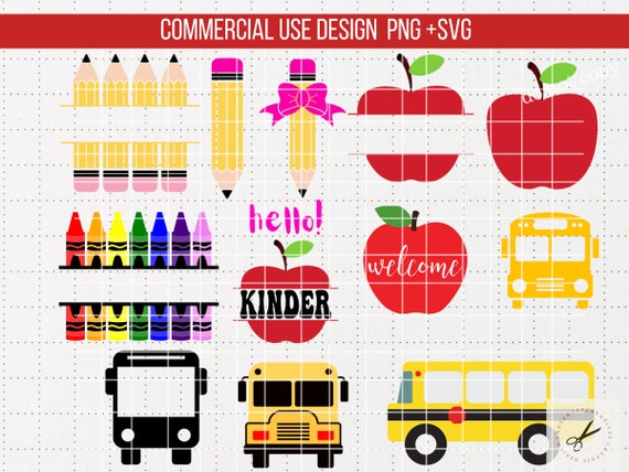 Apple Teacher SVG Bundle, Teacher Monogram SVG  | Cricut SVG Bundle