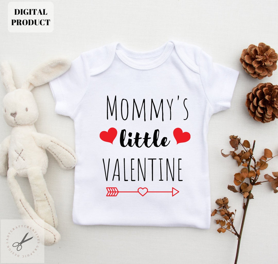 Mommy's Valentine Svg, Mommy's Little Valentine Svg, Kids Valentine Svg ...