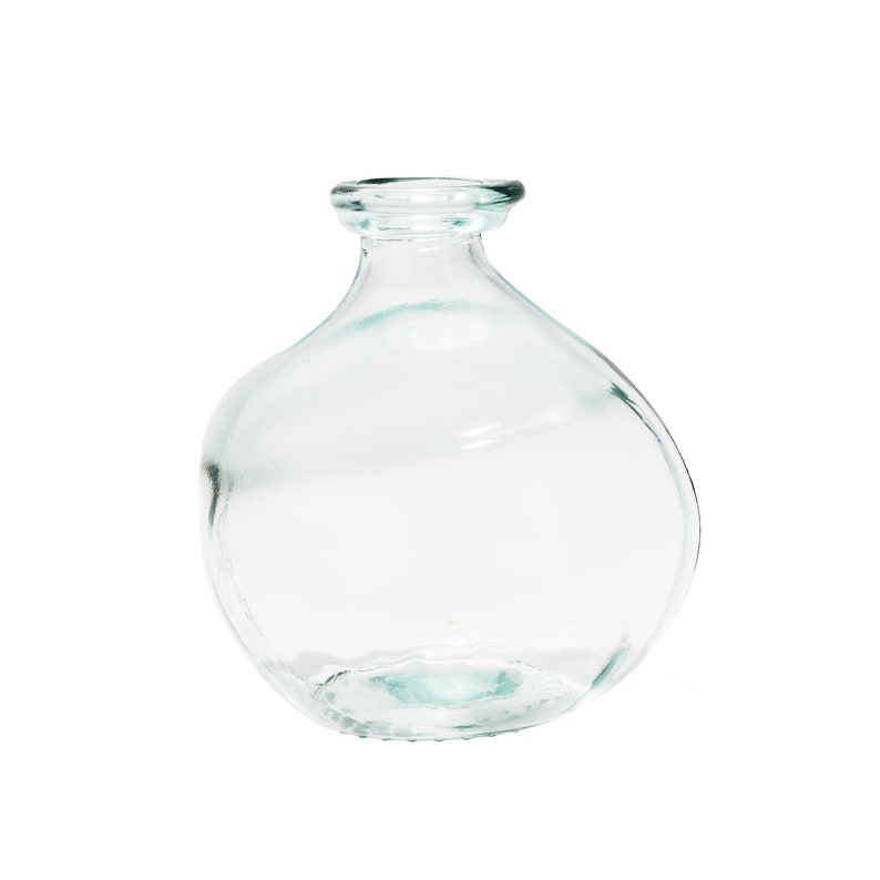 Farmhouse Recycled Glass Vases, Glass Vases, Recyled Glass, Vase, Coastal Decor, Boho Decor image 2