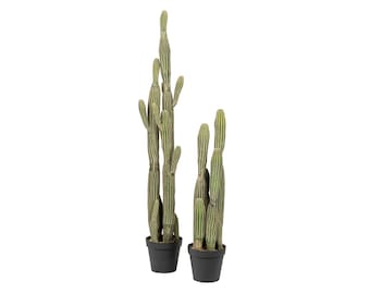 Plante de cactus, Cactus artificiels, Faux cactus, Cactus, Cactus pour plante de sol, Cactus de 3 pi, Traité contre les UV, Faux cactus d'extérieur