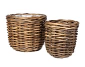 Rattan Baskets, Baskets, Boho Decor, Boho Baskets Set, Baskets Set, Woven Basket, Rattan Basket, Wicker Basket